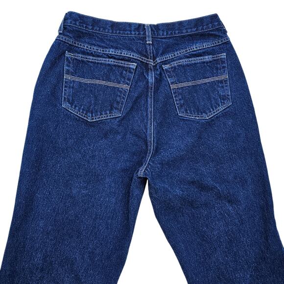 Straight Leg Jeans Plus Size 14 Avg Dark Wash Cotton Denim Venezia High Rise - Picture 9 of 10